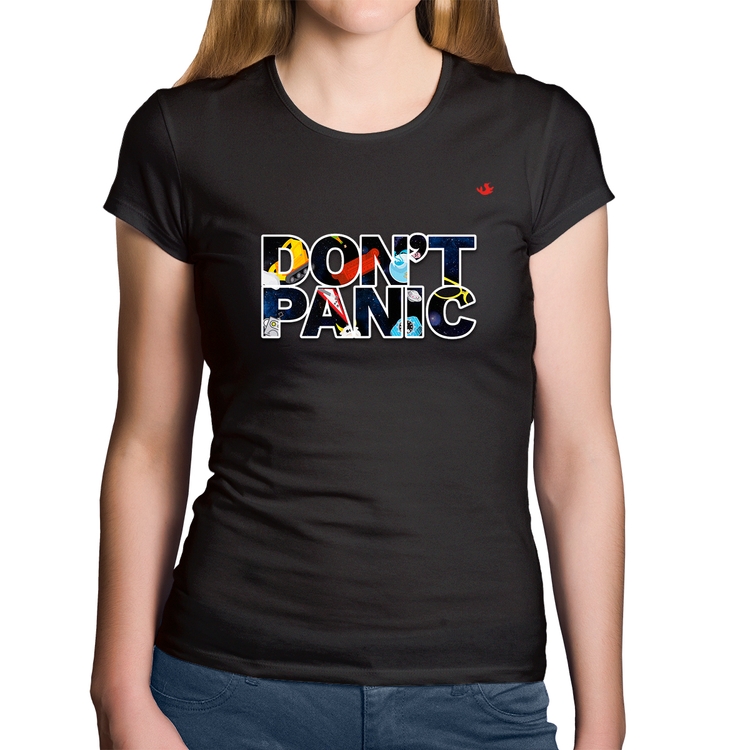 Baby Look Algodão Don't panic