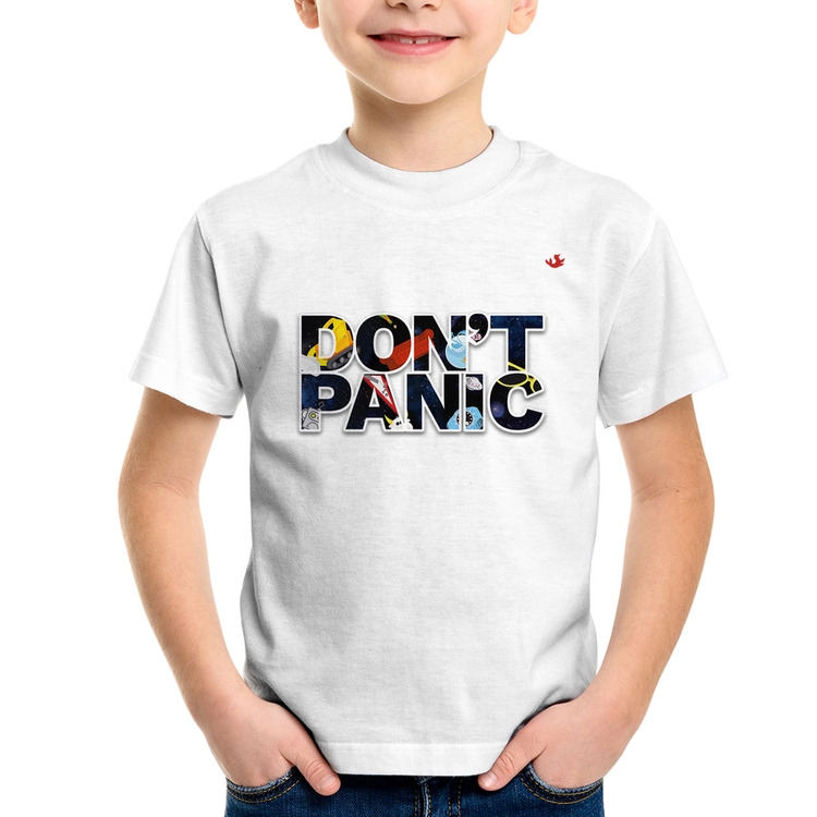 Camiseta Infantil Don't panic