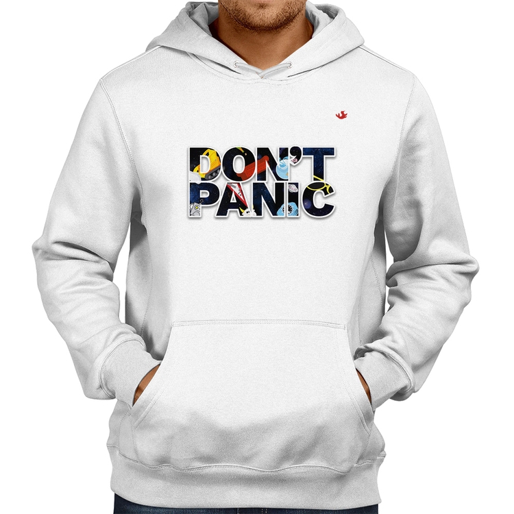 Moletom Don't panic - Branco