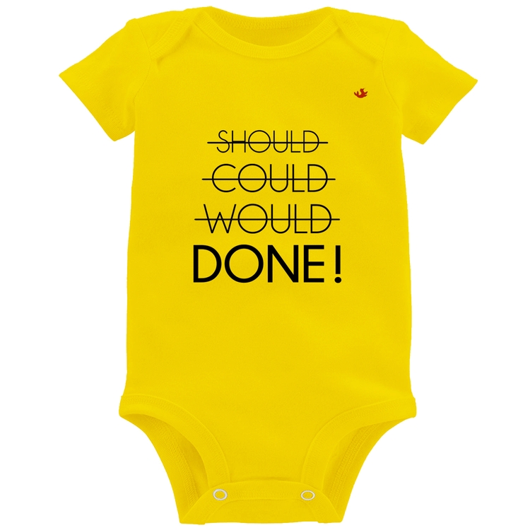 Body Bebê Done! - Amarelo