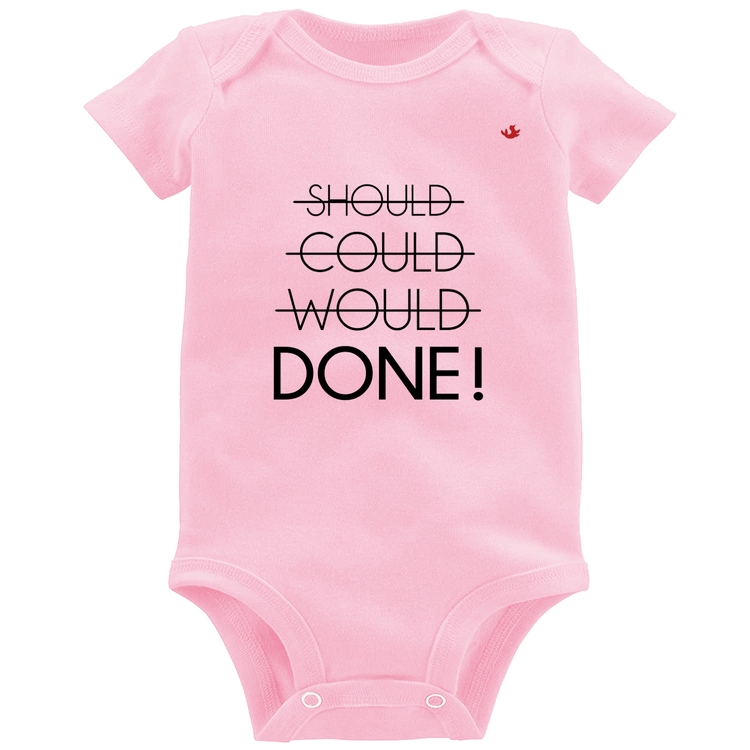 Body Bebê Done! - Rosa Bebê
