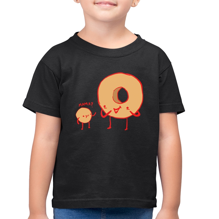 Camiseta Algodão Infantil Donuts