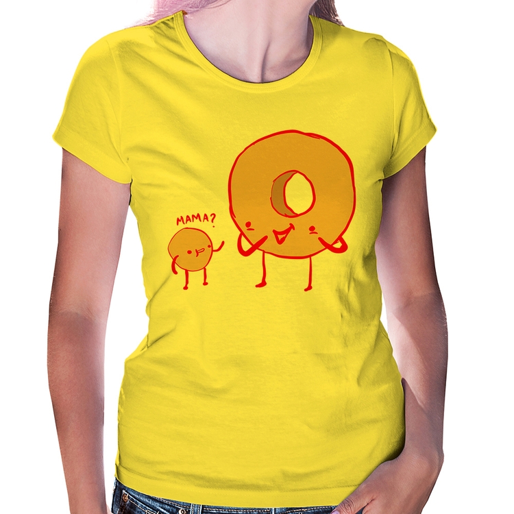 Baby Look Donuts - Amarela