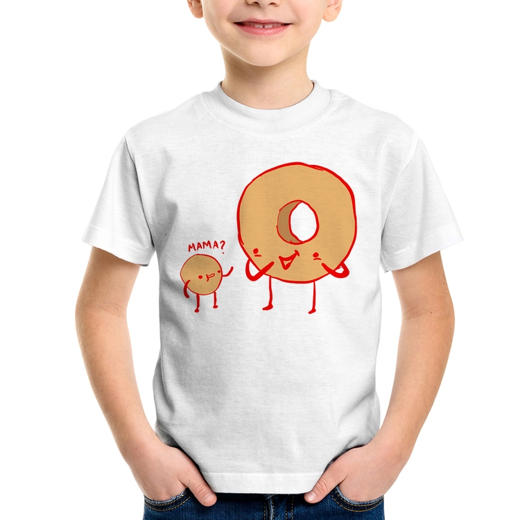 Camiseta Infantil Donuts