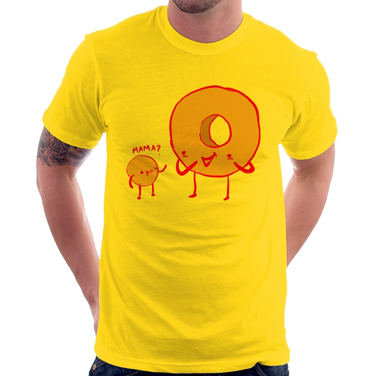 Camiseta Donuts - Amarela