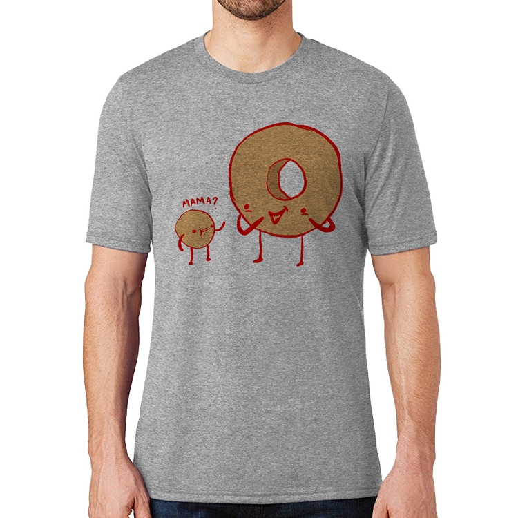 Camiseta Donuts - Cinza