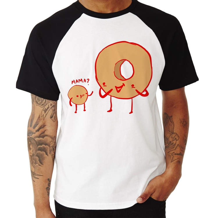 Camiseta Raglan Donuts