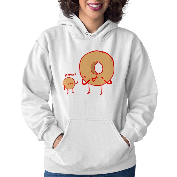 Moletom Feminino Donuts - Branco