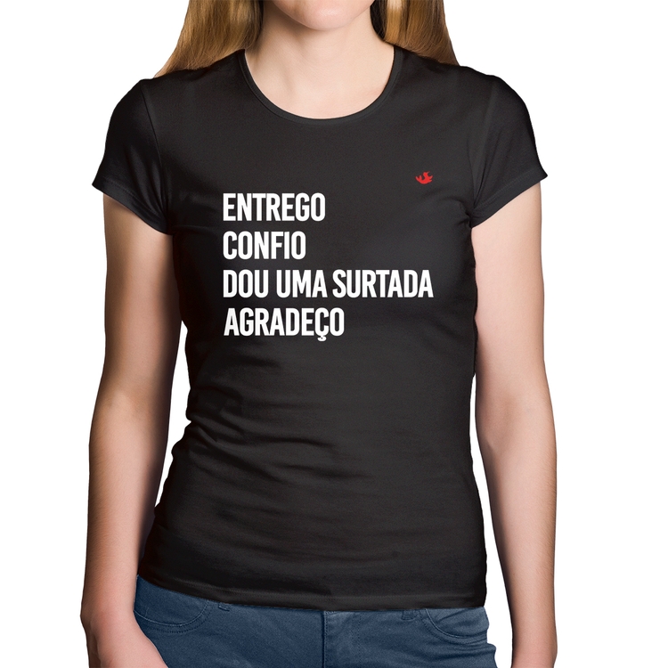 Baby Look Algodão Dou uma surtada