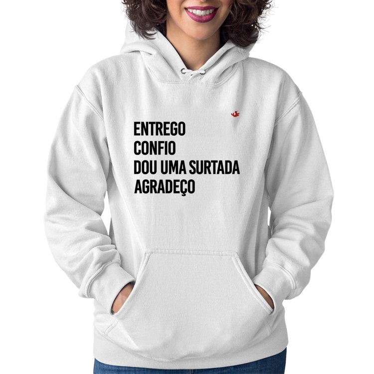 Moletom Feminino Dou uma surtada - Branco