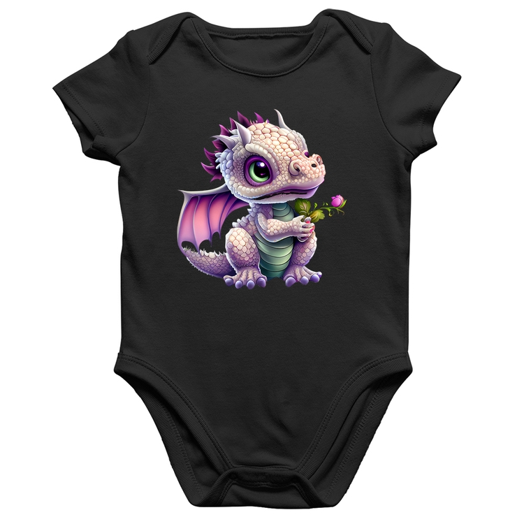 Body Bebê Algodão Dragão Bebê