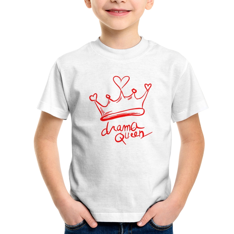 Camiseta Infantil Drama Queen
