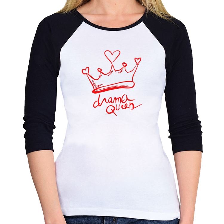 Baby Look Raglan Drama Queen Manga 3/4