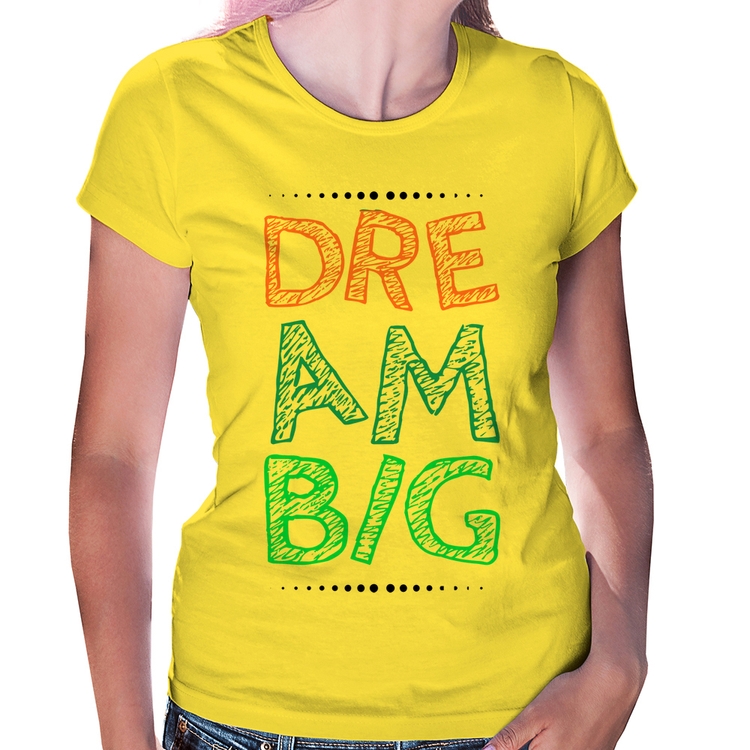 Baby Look Dream Big - Amarela