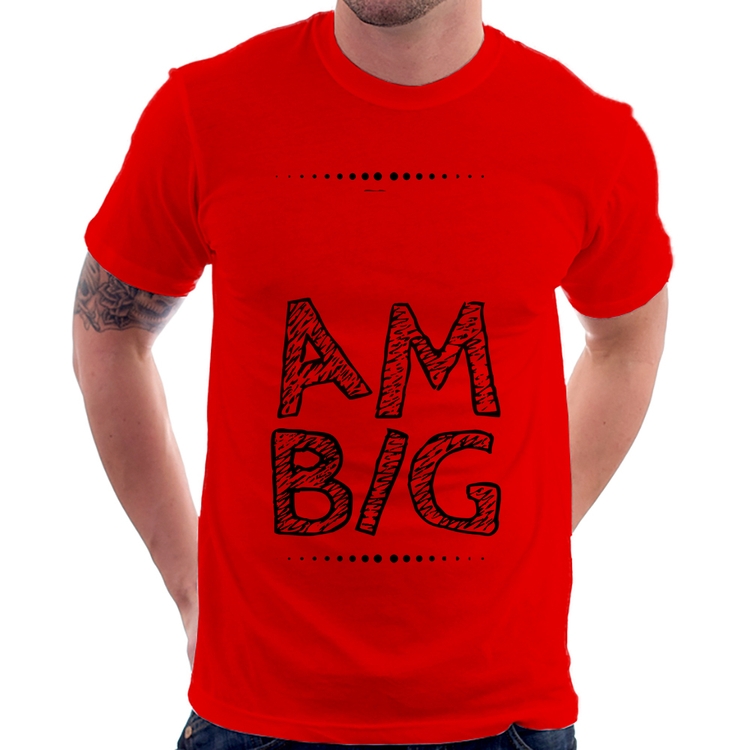 Camiseta Dream Big - Vermelha