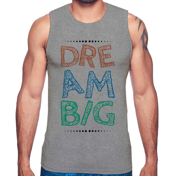 Regata Dream Big - Cinza