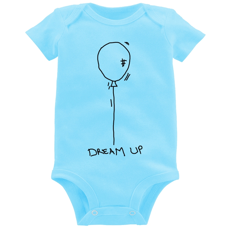 Body Bebê Dream Up - Azul Bebê
