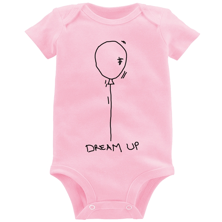 Body Bebê Dream Up - Rosa Bebê