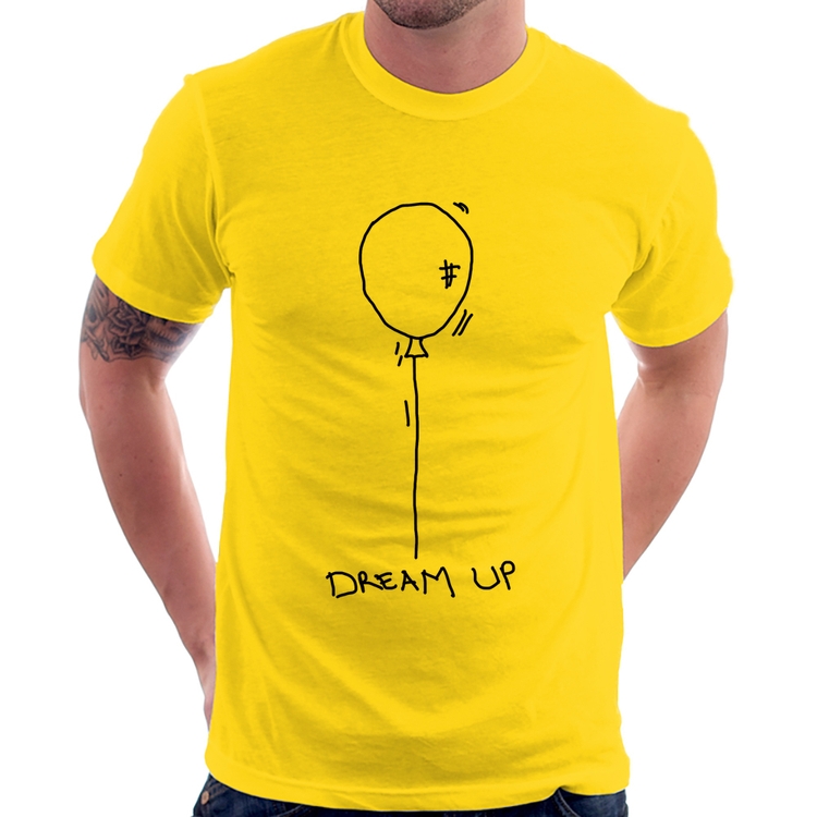 Camiseta Dream Up - Amarela