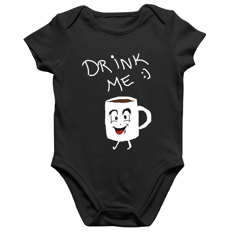 Body Bebê Algodão Drink Me