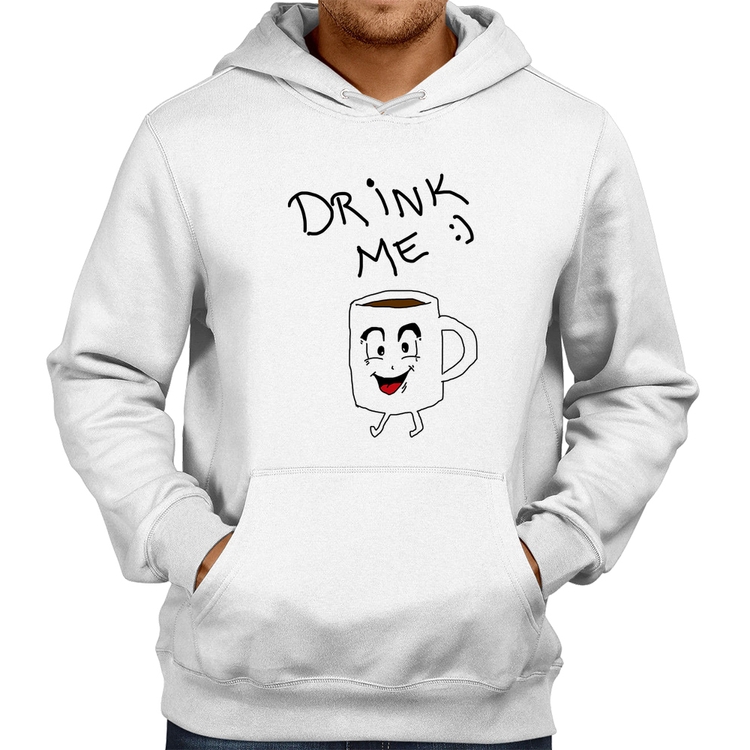 Moletom Drink Me - Branco