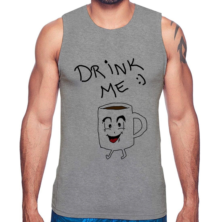 Regata Drink Me - Cinza