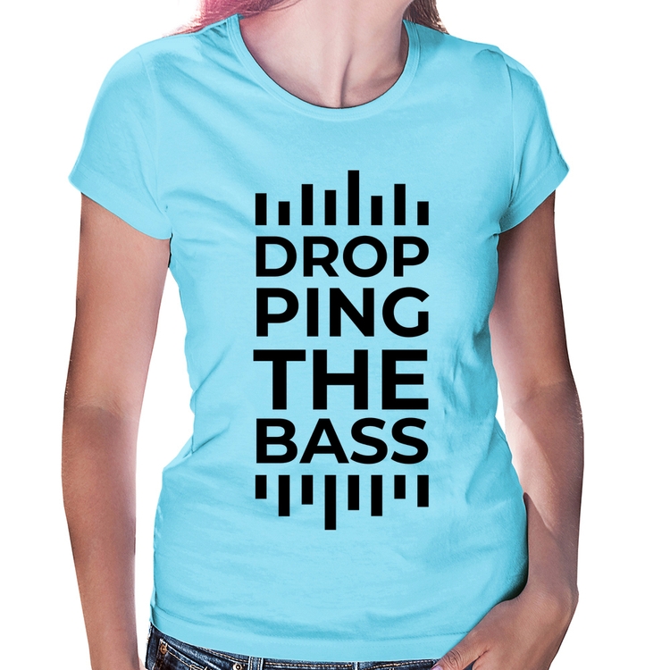 Baby Look Dropping The Bass - Azul Bebê