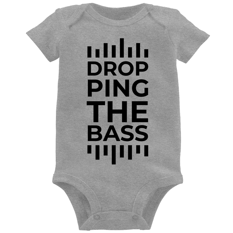 Body Bebê Dropping The Bass - Cinza