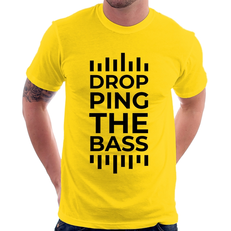 Camiseta Dropping The Bass - Amarela