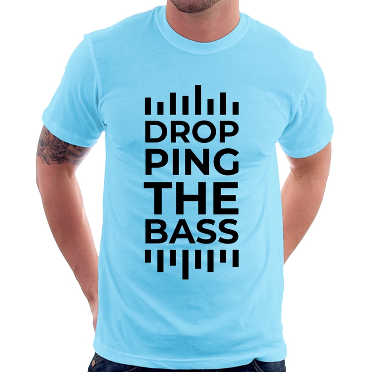 Camiseta Dropping The Bass - Azul Bebê