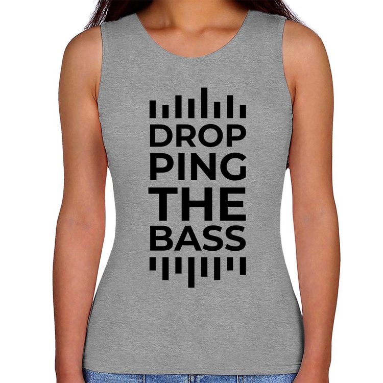 Regata Feminina Dropping The Bass - Cinza