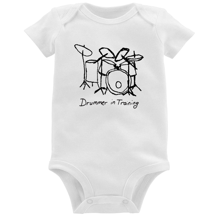 Body Bebê Drummer in Training