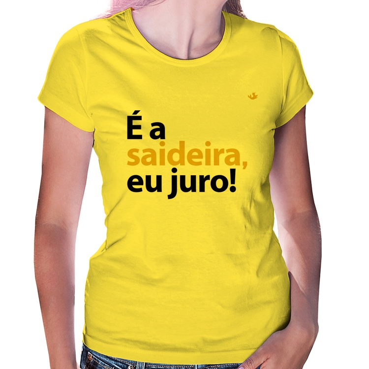 Baby Look É a saideira, eu juro! - Amarela