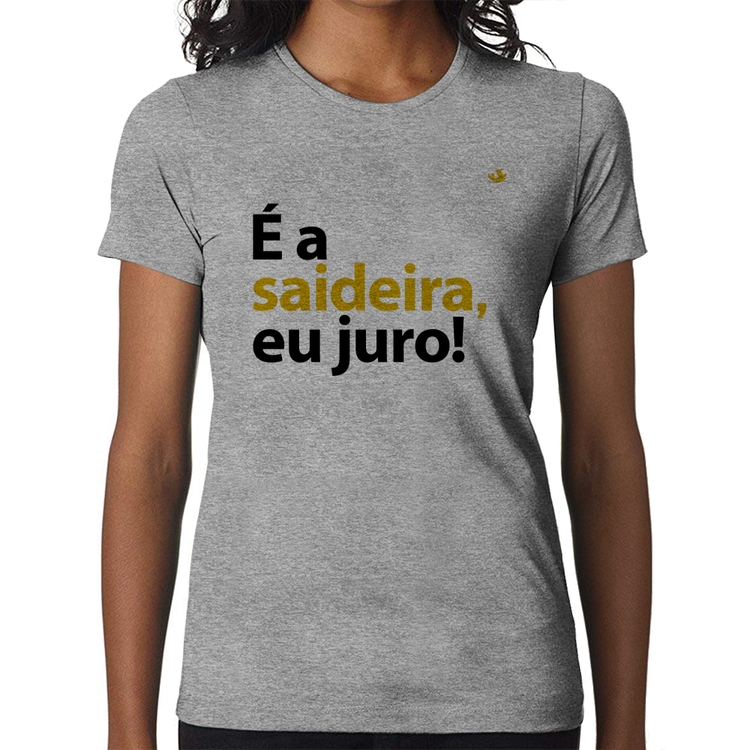 Baby Look É a saideira, eu juro! - Cinza