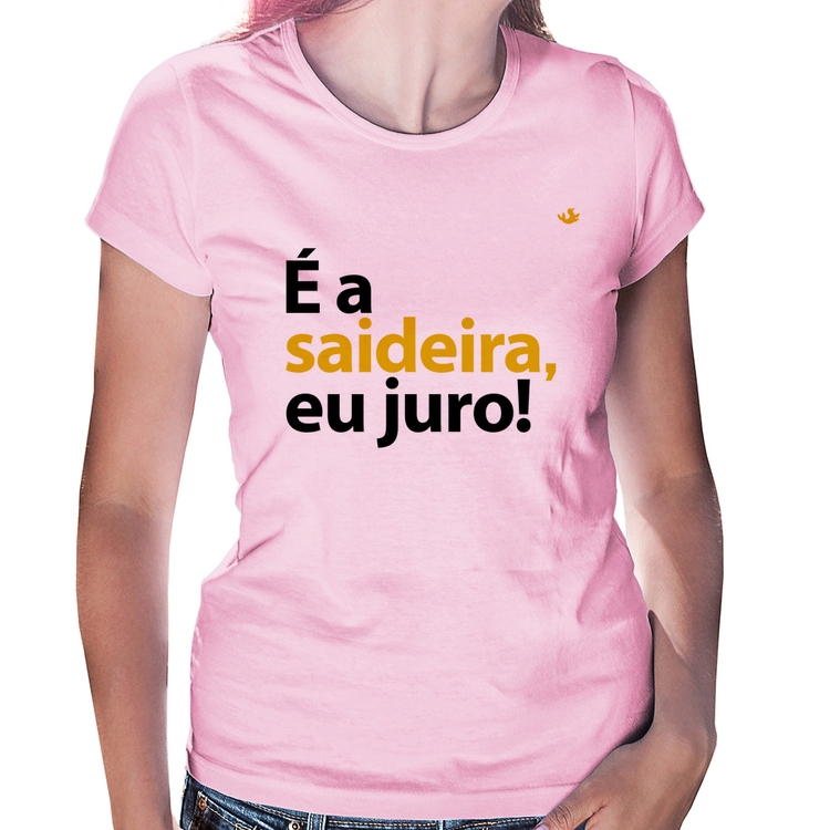 Baby Look É a saideira, eu juro! - Rosa Bebê