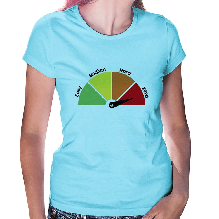 Baby Look Easy, Medium, Hard, 2020 - Azul Bebê