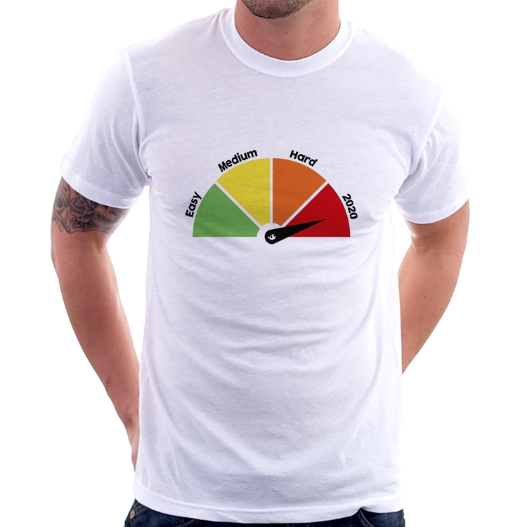 Camiseta Easy, Medium, Hard, 2020