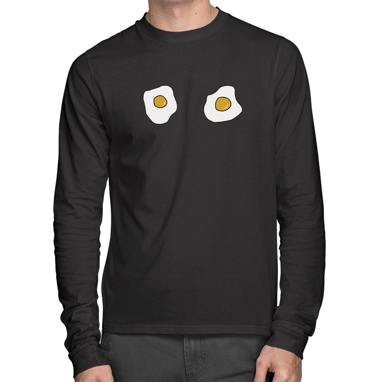 Camiseta Algodão Eggs Manga Longa