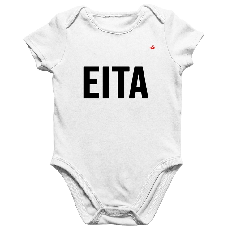 Body Bebê Algodão Eita - Branco