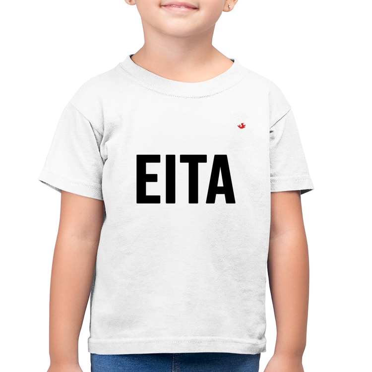 Camiseta Algodão Infantil Eita - Branca