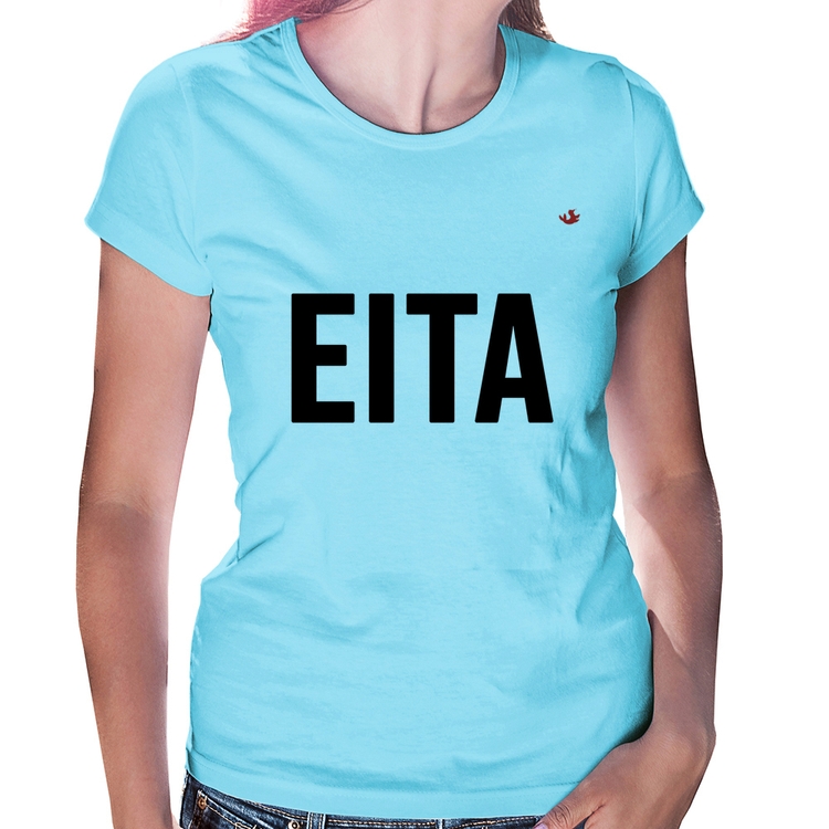 Baby Look Eita - Azul Bebê