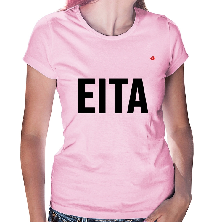 Baby Look Eita - Rosa Bebê