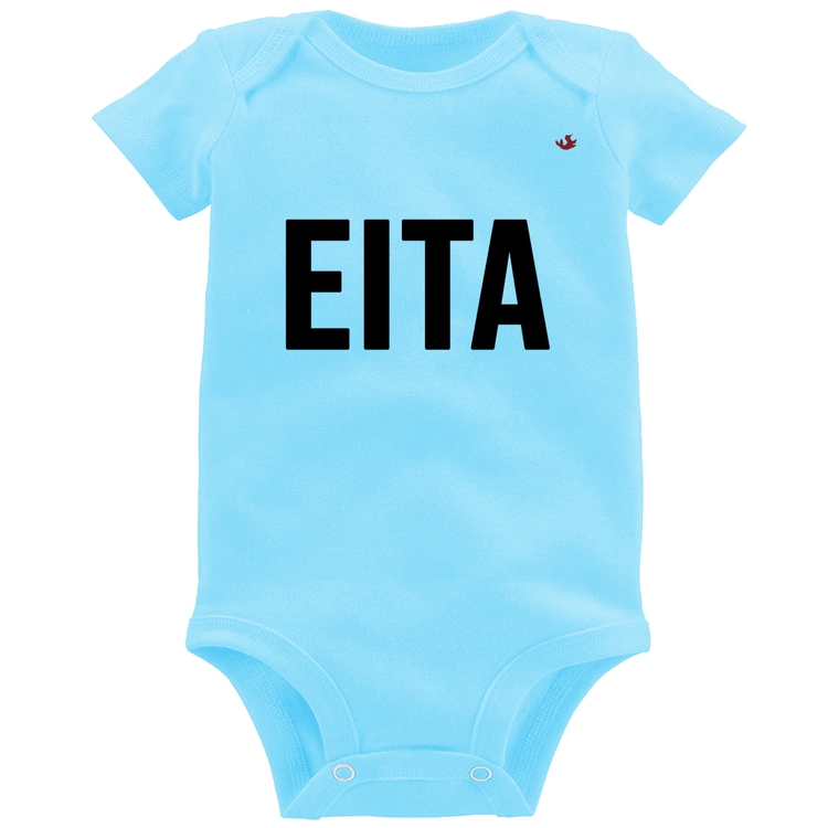 Body Bebê Eita - Azul Bebê