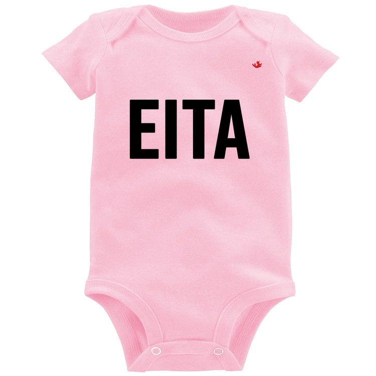 Body Bebê Eita - Rosa Bebê