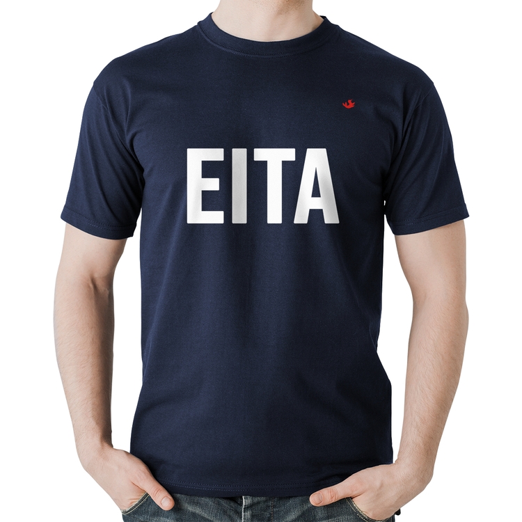 Camiseta Algodão Eita - Marinho