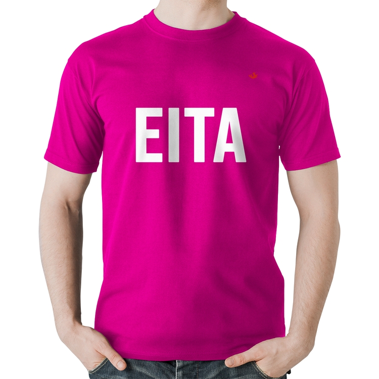 Camiseta Algodão Eita - Rosa