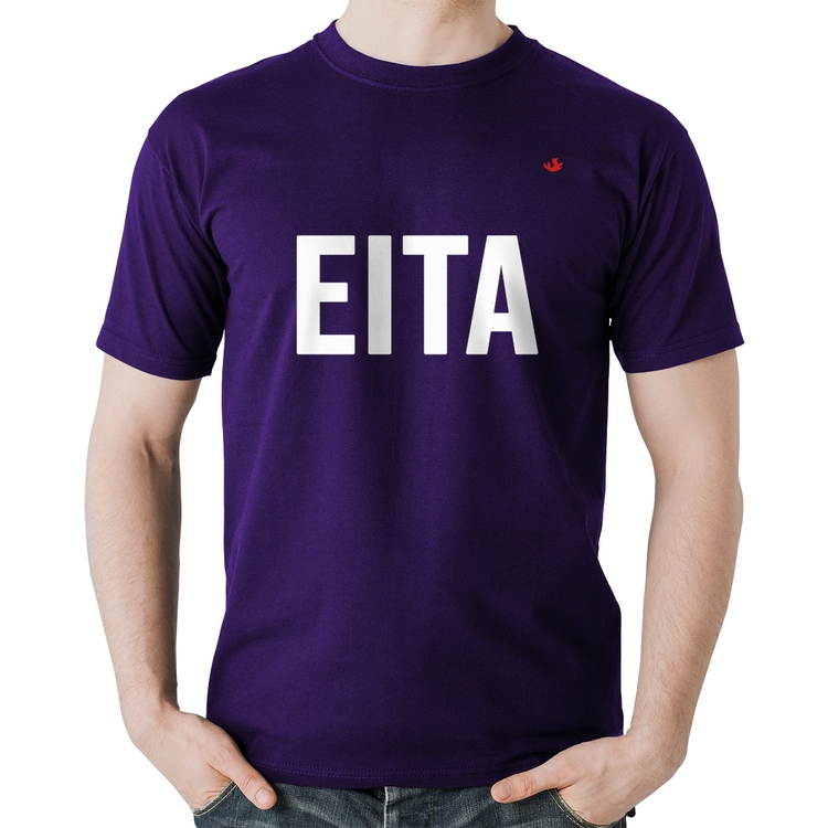 Camiseta Algodão Eita - Roxa