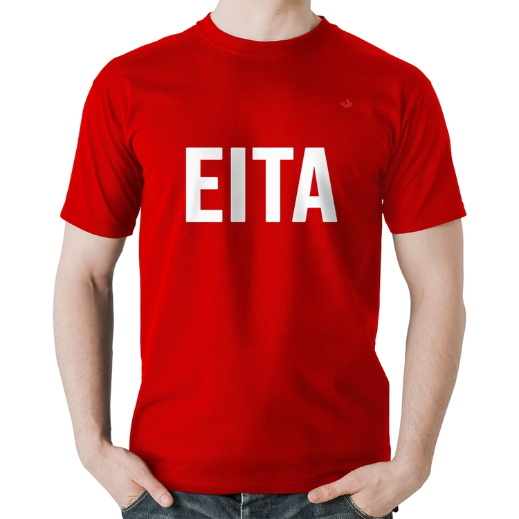 Camiseta Algodão Eita - Vermelha