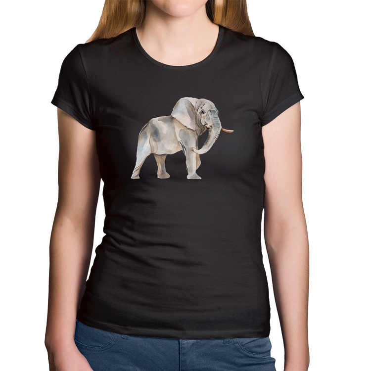 Baby Look Algodão Elefante