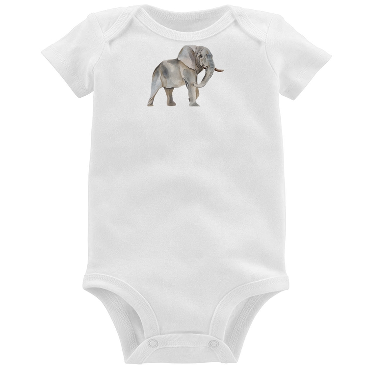 Body Bebê Elefante